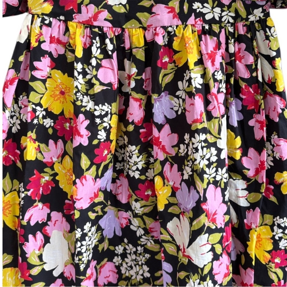 NWT Nobody's Child Nova Puff Sleeve
Black Floral Midi Dress Size 6 - Picture 11 of 15